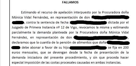 Pensión de alimentos de hijo mayor de edad - Imagen 1